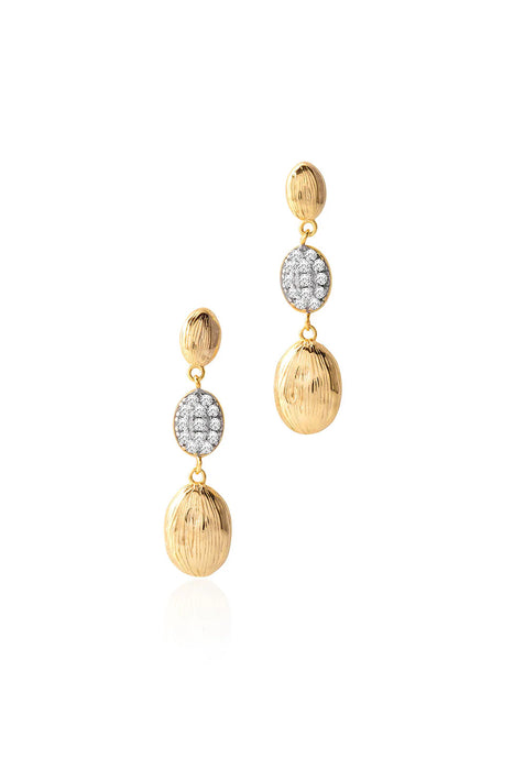 Oval Crystal Drop